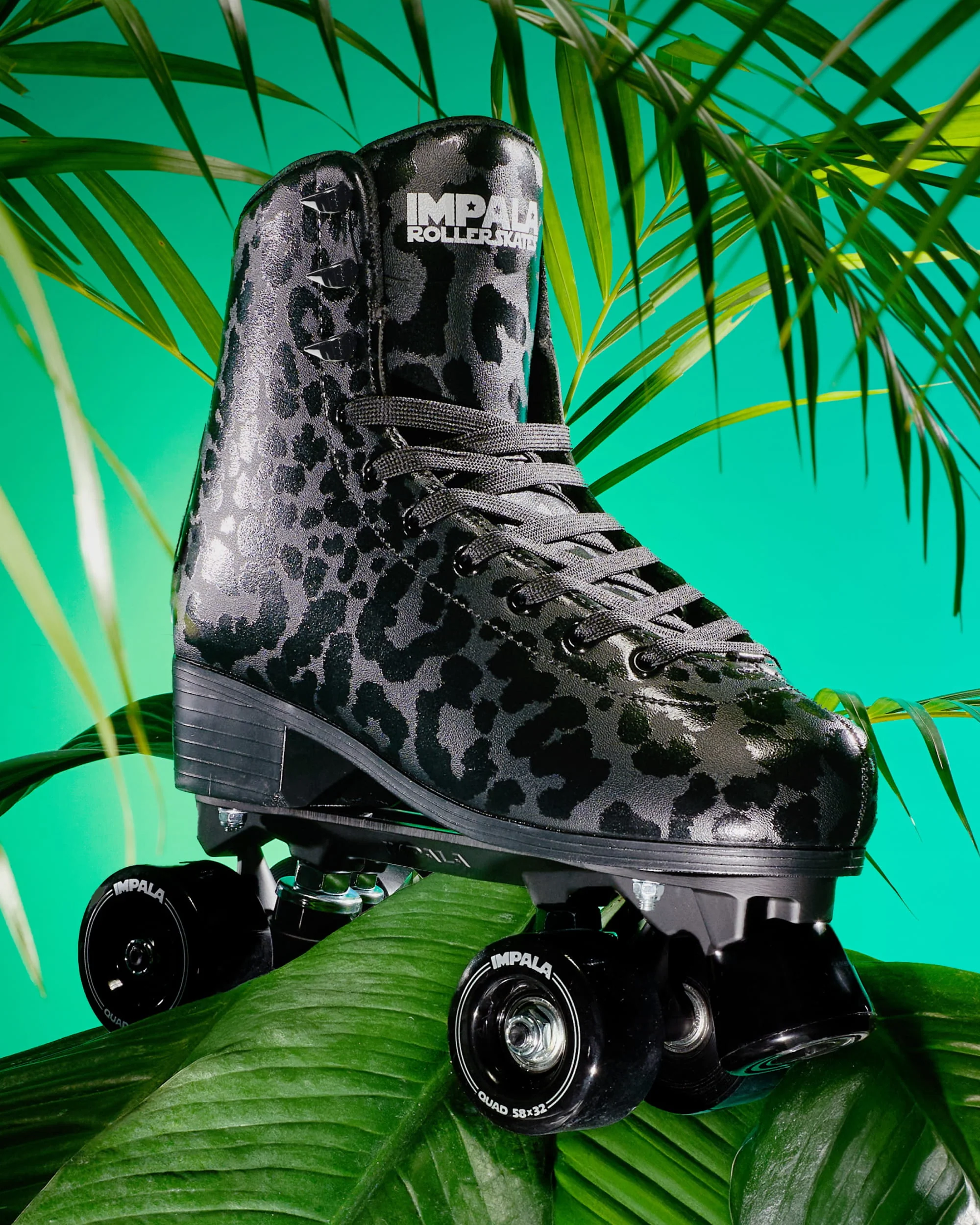 Impala Roller Skates - BLACK LEOPARD - Image 2