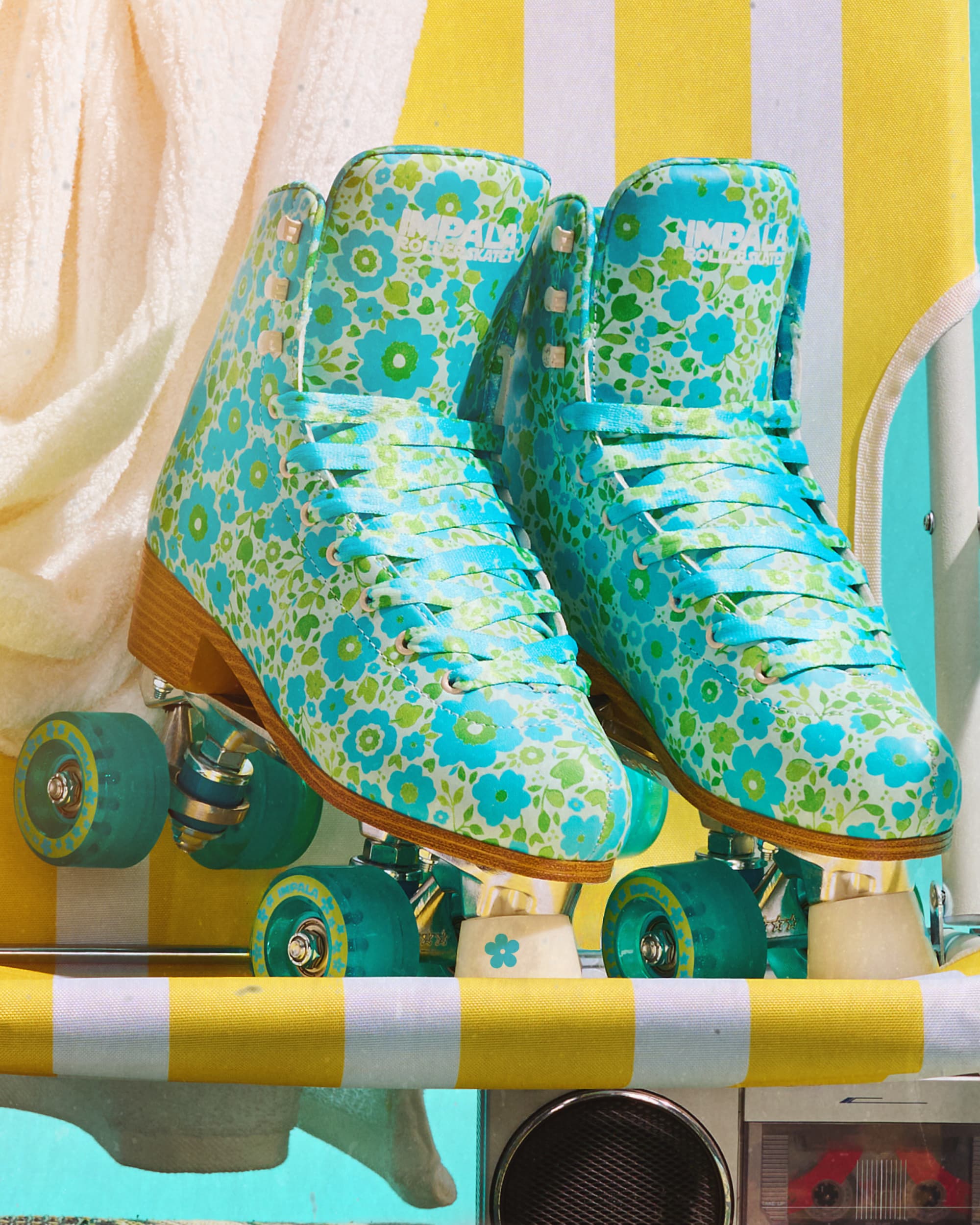 Impala Roller Skates - Ditsy Blue - Image 5