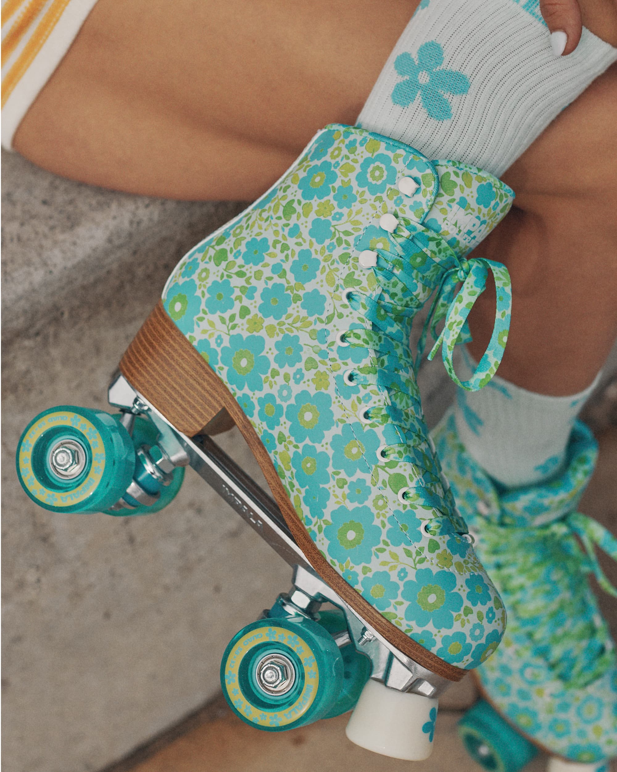 Impala Roller Skates - Ditsy Blue - Image 6