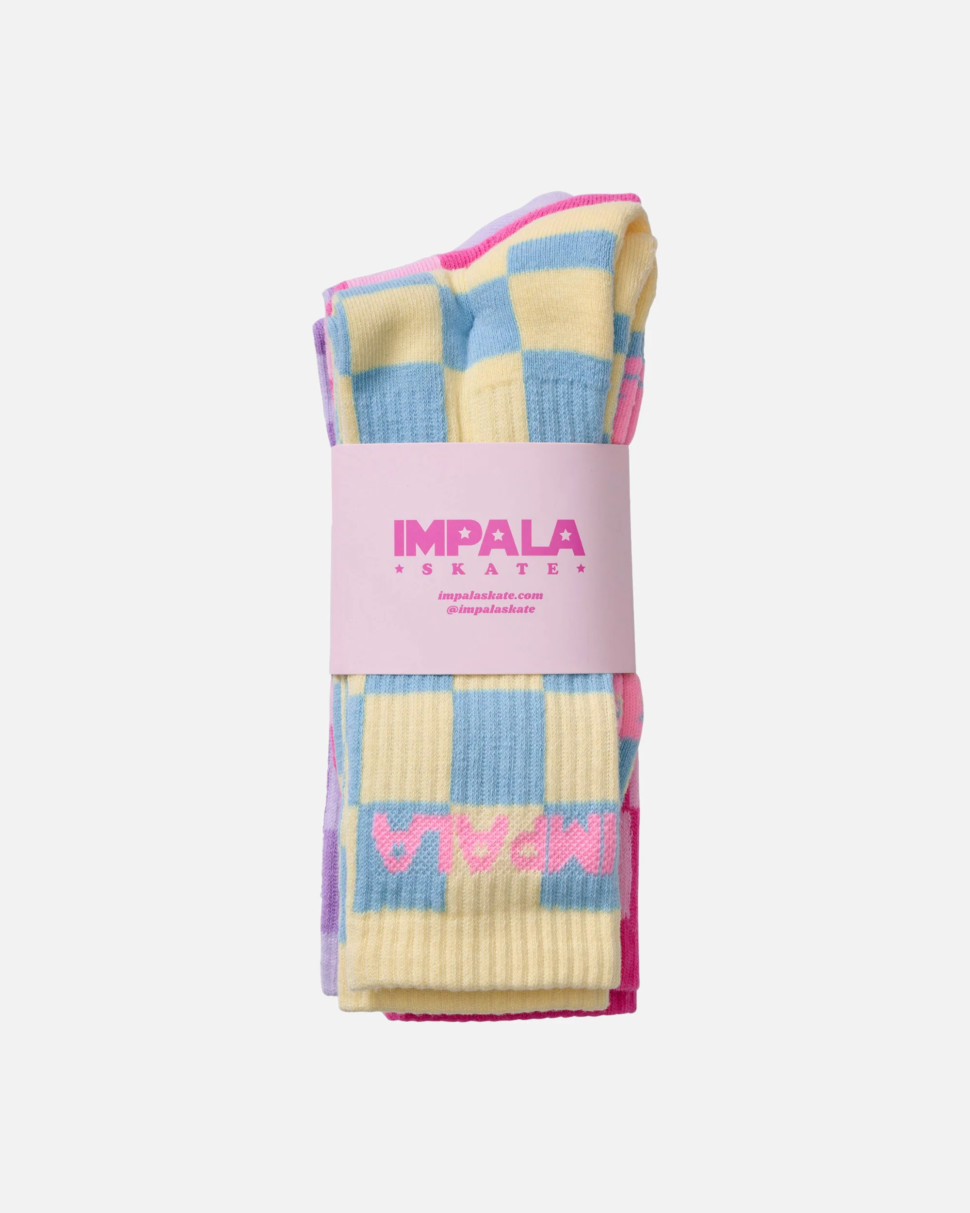 Impala Skate Sock 3pk - Check - Image 2