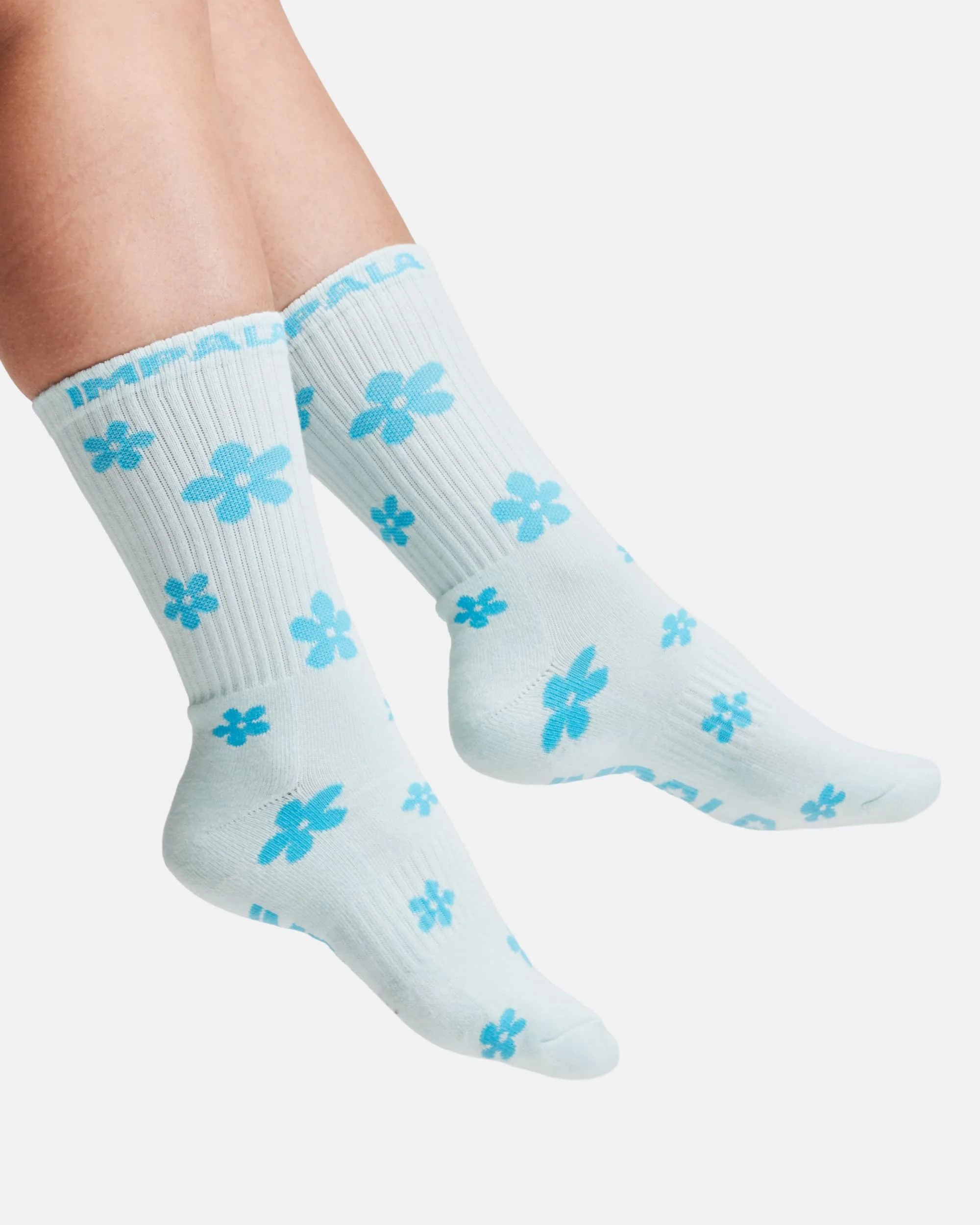 Impala Skate Sock 3pk - Ditsy Blue - Image 4