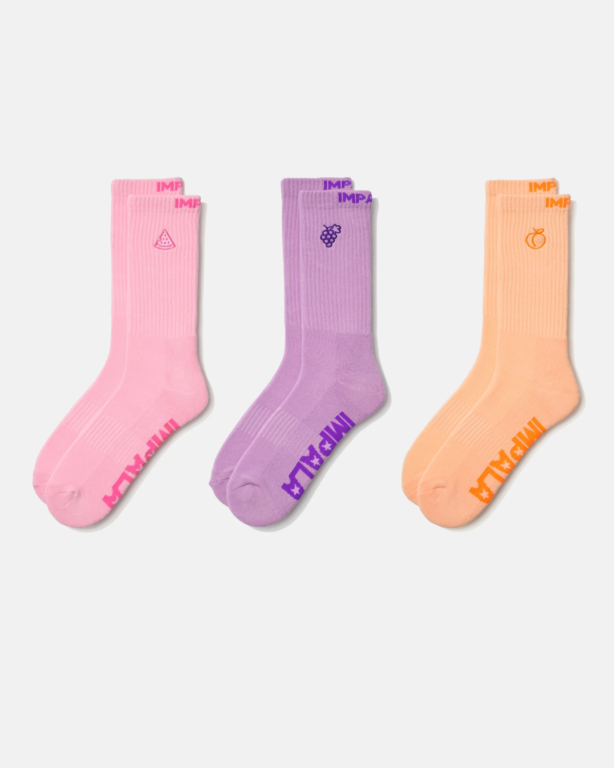 Impala Skate Sock 3pk - Fruit - Image 2