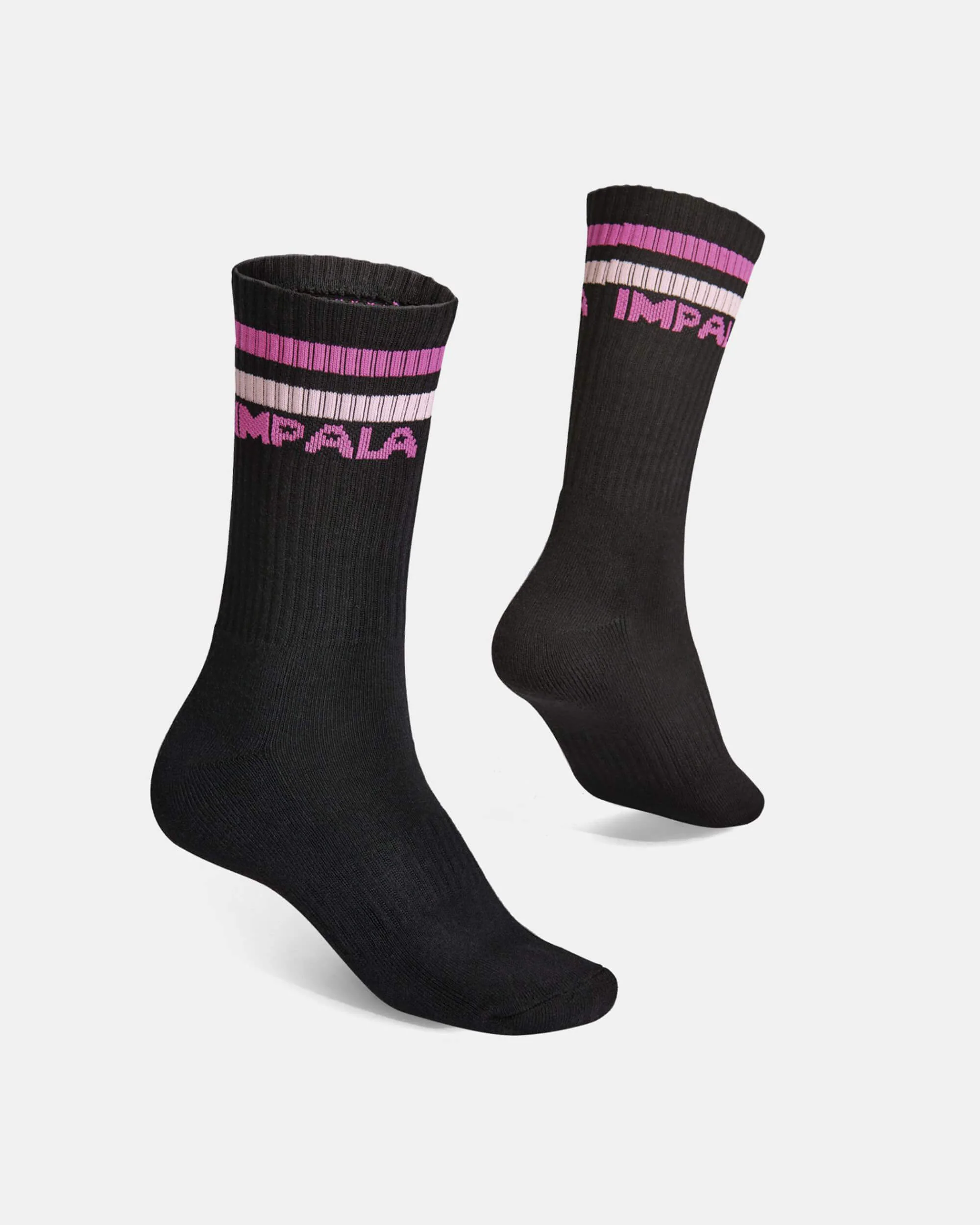 Impala Stripe Sock 3pk - Black - Image 2